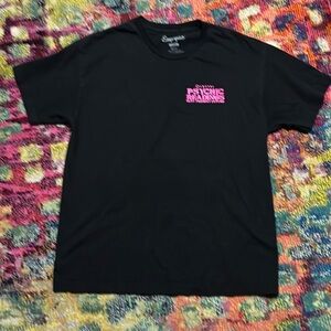 Empyre Black Short Sleeve Tee with Pink Chest Logo